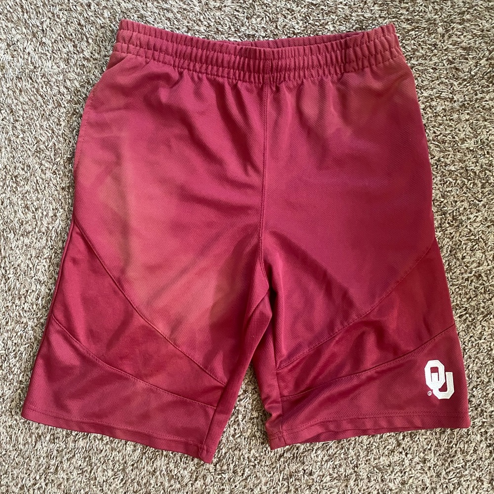 OU Oklahoma Sooners crimson basketball shorts